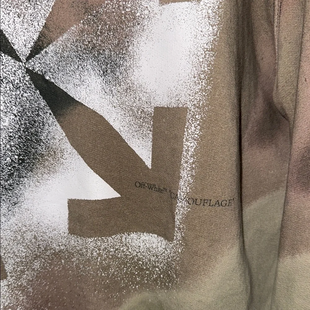 Off White Camouflage Hoodie Size S LIMITE EDITION
